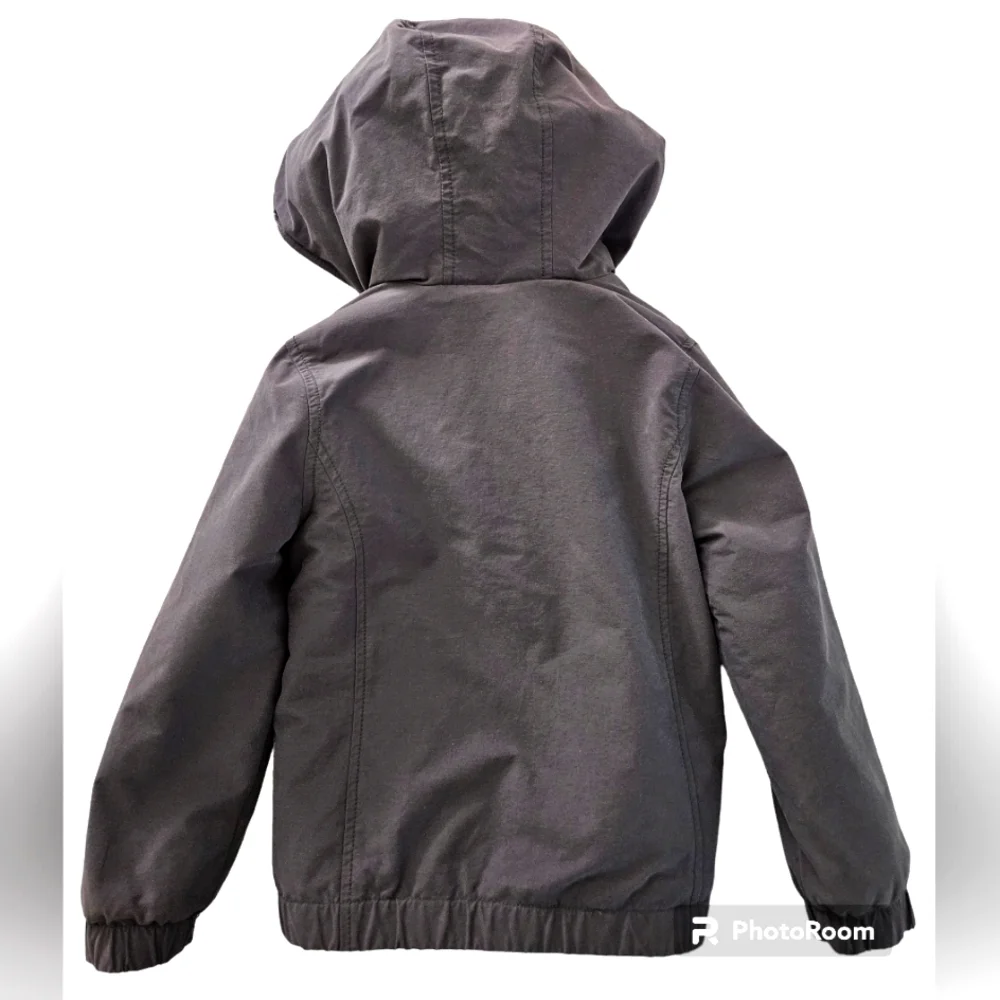 GYMBOREE JACKET GIRLS SZ S 5-6 GRAY PINK